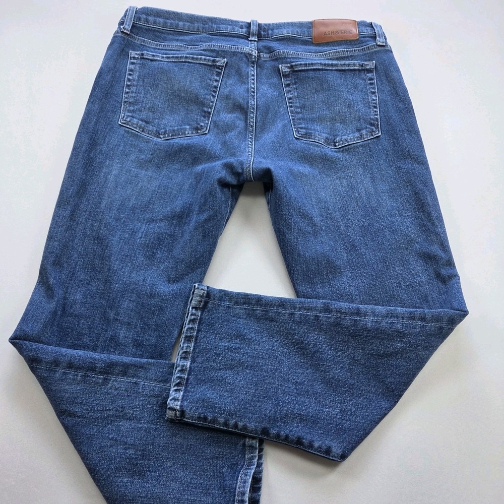 Ash & Erie Mens Jeans 36 x 26 Blue Bossa Cotton Blend Medium Wash stretch - Picture 6 of 7